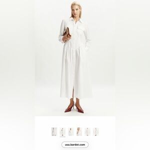 BARDOT Agatha Fitted Shirt white Dress